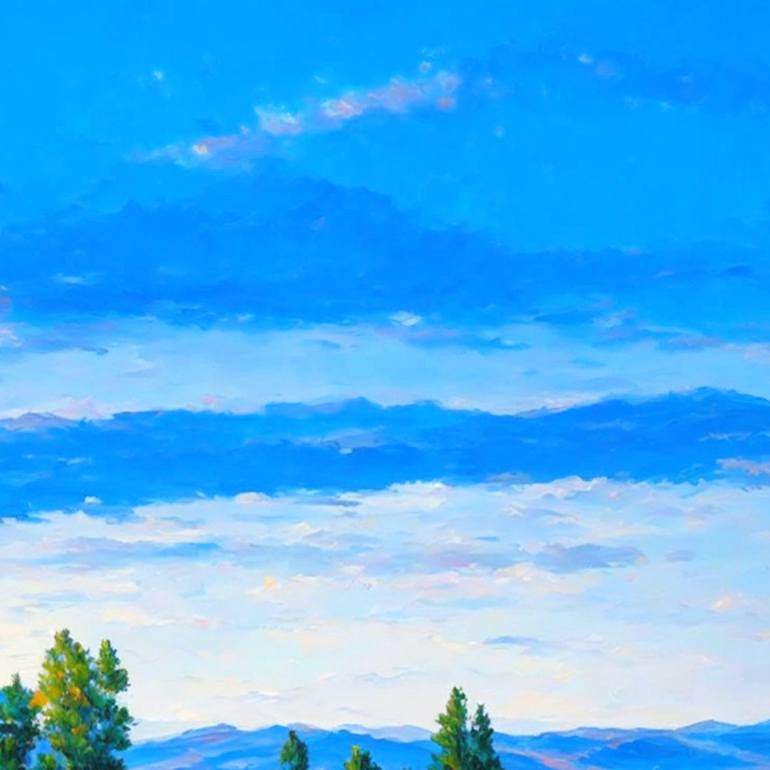 Original Impressionism Landscape Painting by Nik Tod
