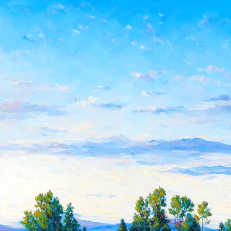 Original Impressionism Landscape Painting by Nik Tod