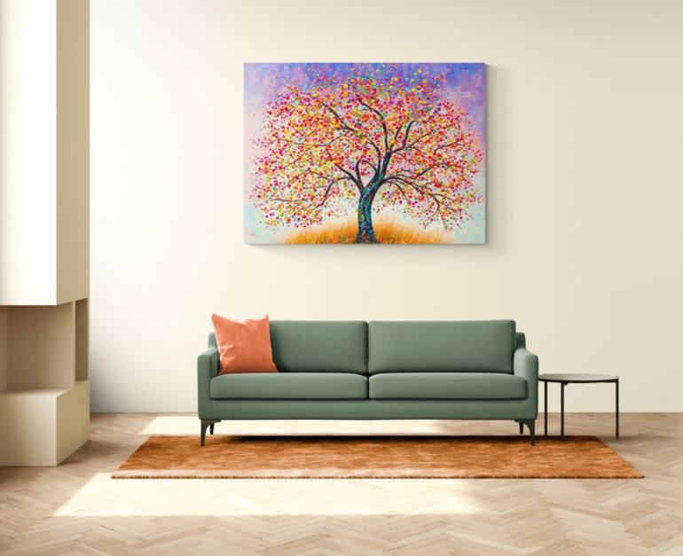 Original Abstract Nature Painting by Nik Tod