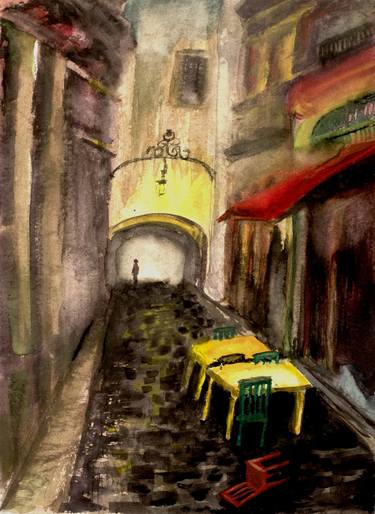 Print of Fine Art Places Paintings by Aline MacCord
