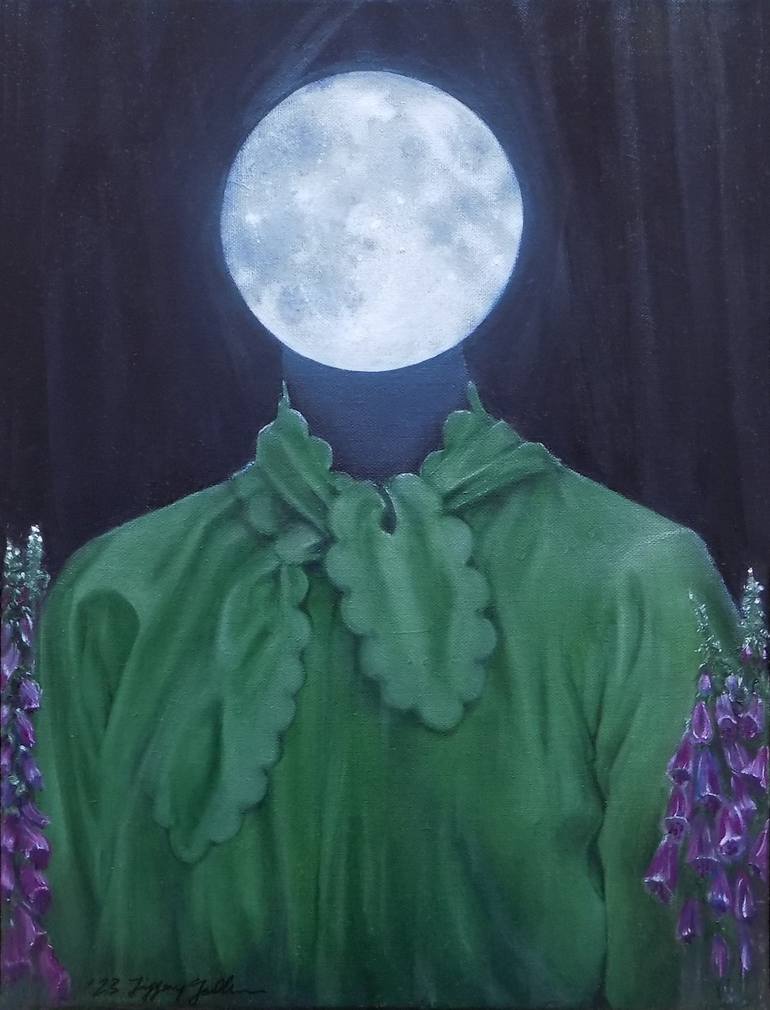 Original Surrealism Fantasy Painting by Tiffany Tondut