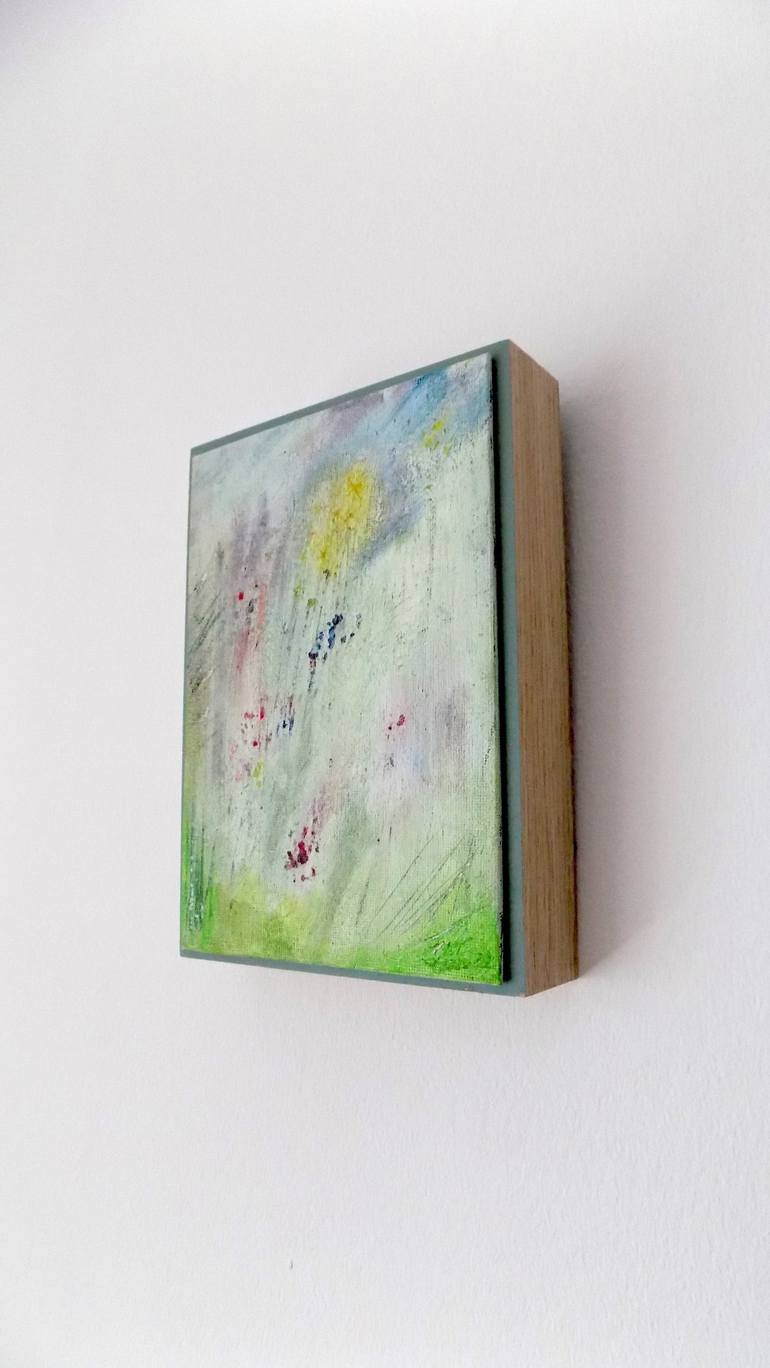 Original Expressionism Garden Painting by Tiffany Tondut