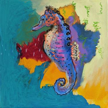 Original Abstract Animal Paintings by Vidhya Srijesh