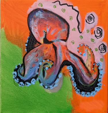 Print of Abstract Animal Paintings by Vidhya Srijesh