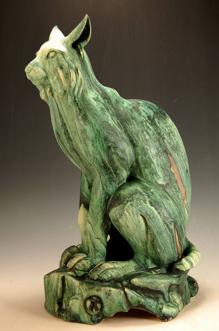 Original Contemporary Cats Sculpture by Daniel Slack