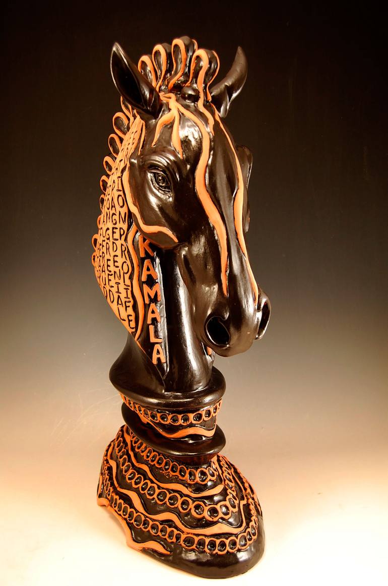 Original Art Deco Horse Sculpture by Daniel Slack