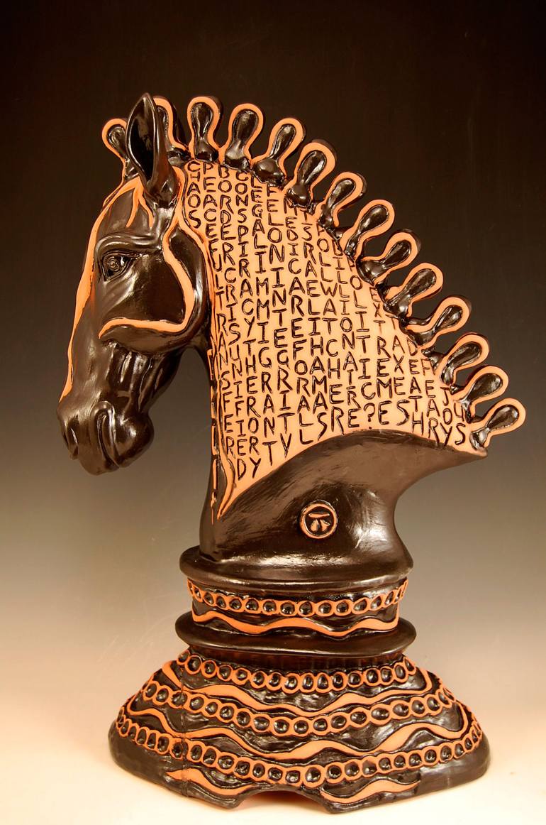 Original Art Deco Horse Sculpture by Daniel Slack