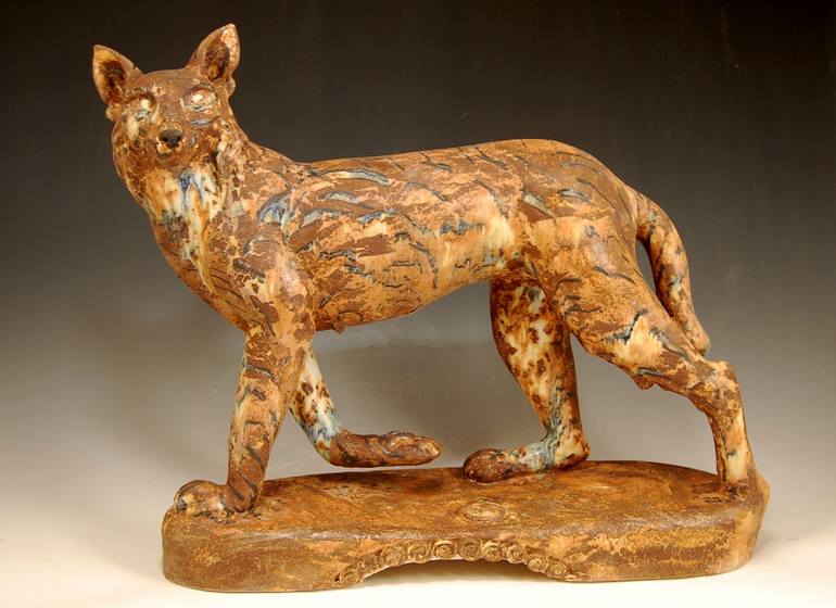 Original Cats Sculpture by Daniel Slack