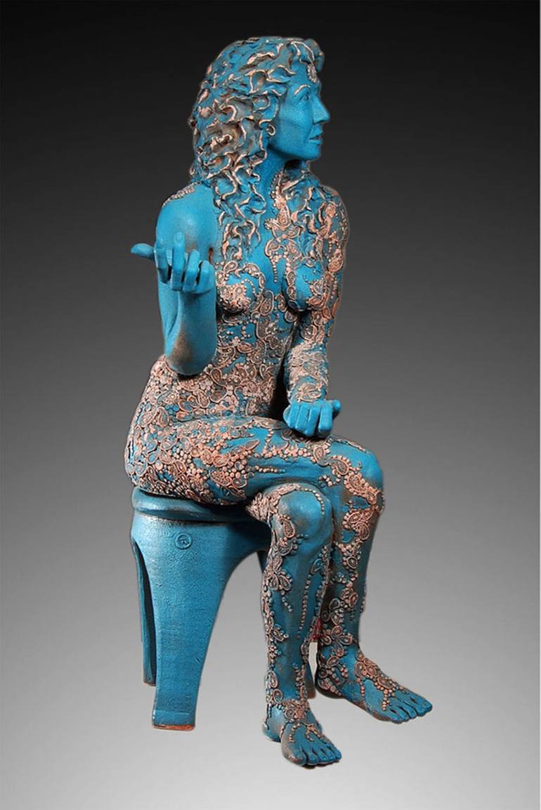Original Art Deco Women Sculpture by Daniel Slack