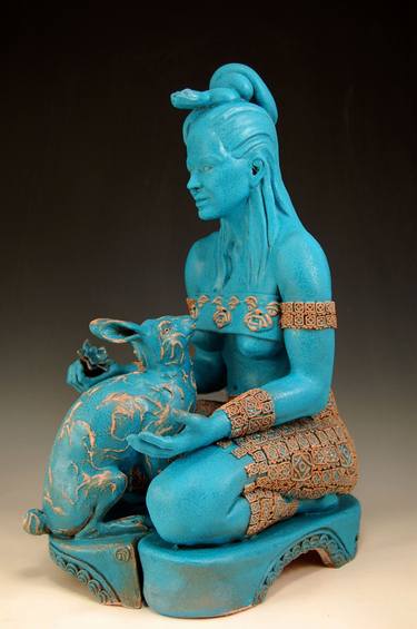 Original Classical mythology Sculpture by Daniel Slack