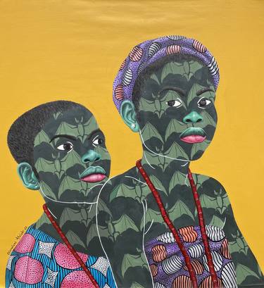 Print of Portrait Paintings by Oluwafemi Afolabi