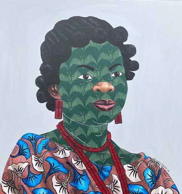 Print of Portrait Paintings by Oluwafemi Afolabi