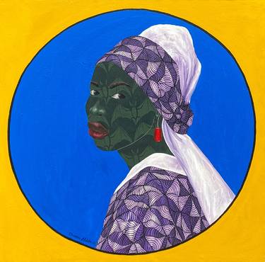 Print of Pop Art Portrait Paintings by Oluwafemi Afolabi