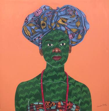 Print of Portrait Paintings by Oluwafemi Afolabi