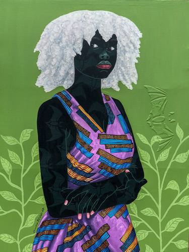 Print of Conceptual Women Paintings by Oluwafemi Afolabi