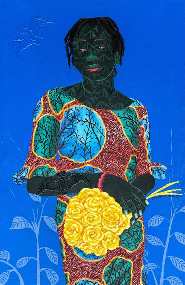 Print of Pop Art Women Paintings by Oluwafemi Afolabi