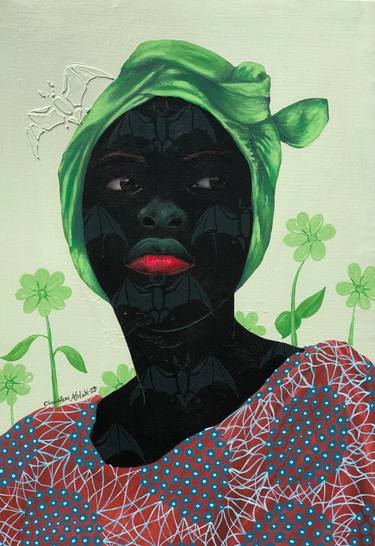 Original Figurative Women Paintings by Oluwafemi Afolabi