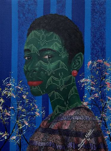 Original Pop Art Women Paintings by Oluwafemi Afolabi