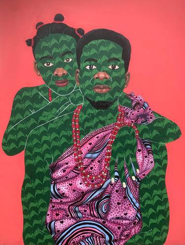 Print of Love Paintings by Oluwafemi Afolabi