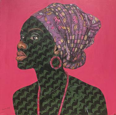 Print of Portrait Paintings by Oluwafemi Afolabi