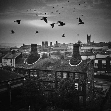 Commerce Works and Bottle Ovens across Longton thumb