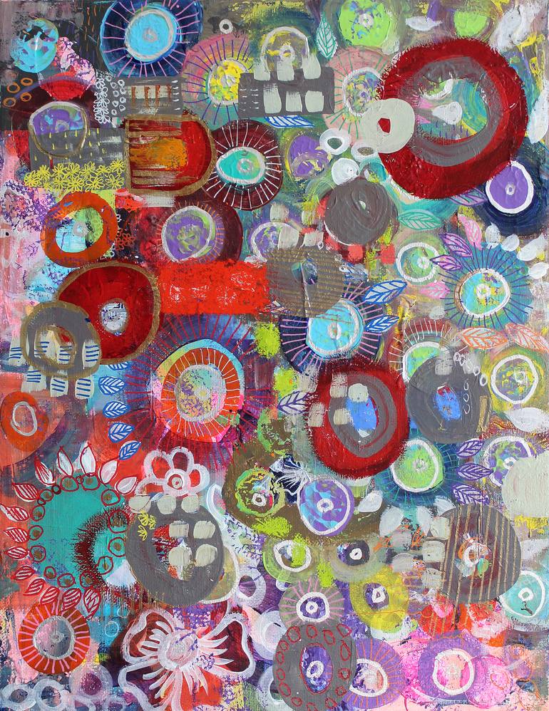 Original Abstract Expressionism Abstract Painting by Swarada Hiremani