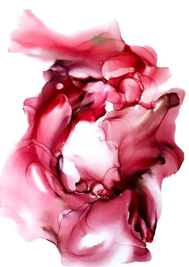 Original Abstract Expressionism Abstract Mixed Media by Anastasia Ozlu