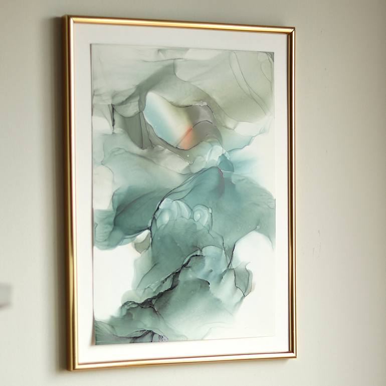 Original Abstract Expressionism Abstract Painting by Anastasia Ozlu