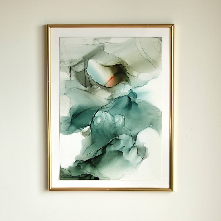 Original Abstract Expressionism Abstract Painting by Anastasia Ozlu