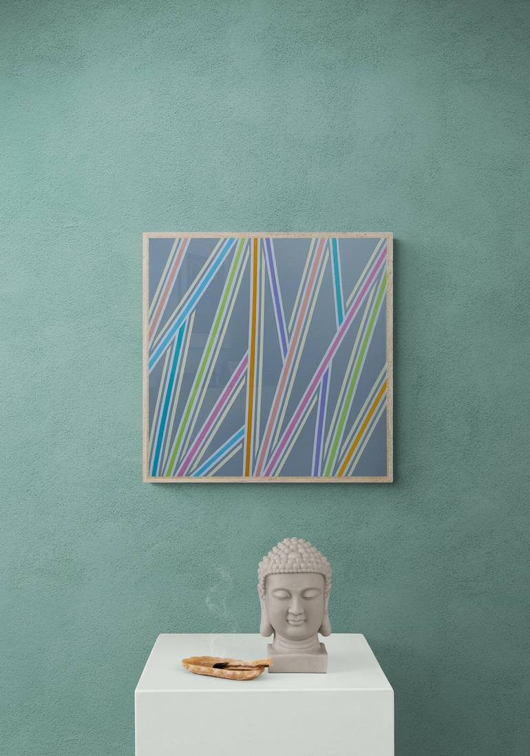 Original Abstract Painting by Geoffrey Grünwald