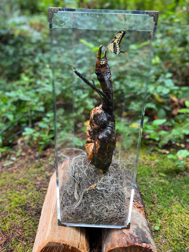 Original Surrealism Nature Sculpture by Nicholas Maddon