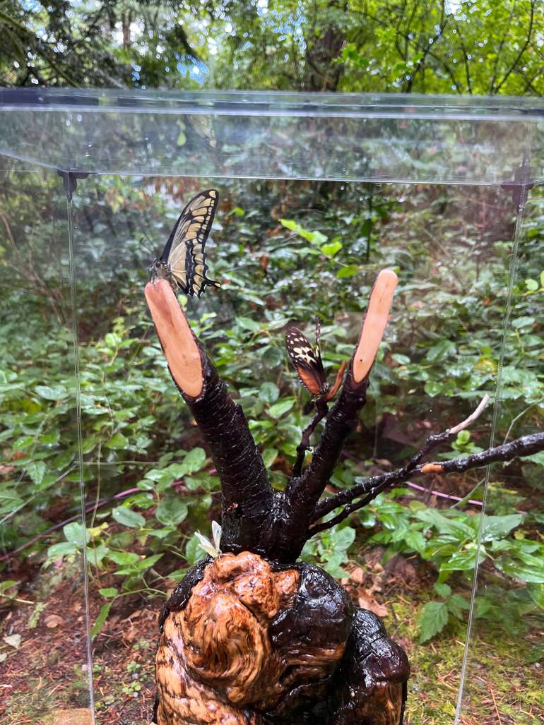 Original Surrealism Nature Sculpture by Nicholas Maddon