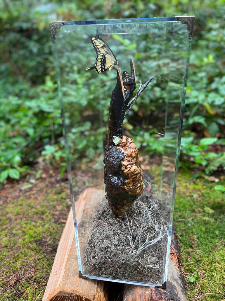 Original Surrealism Nature Sculpture by Nicholas Maddon