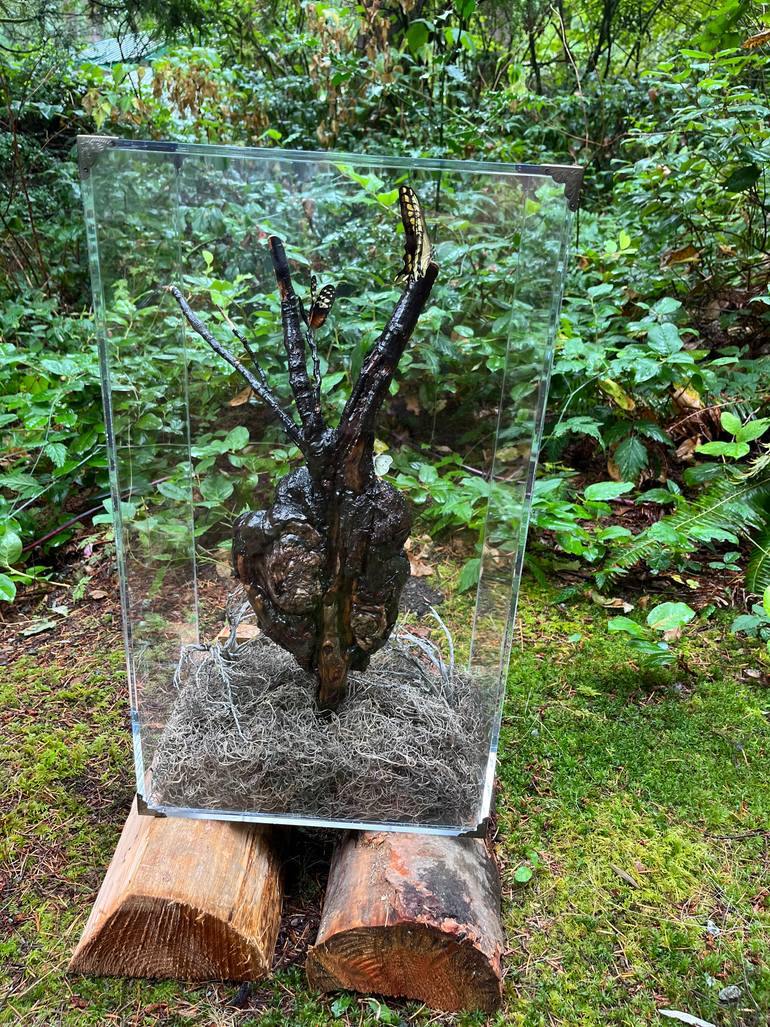 Original Surrealism Nature Sculpture by Nicholas Maddon