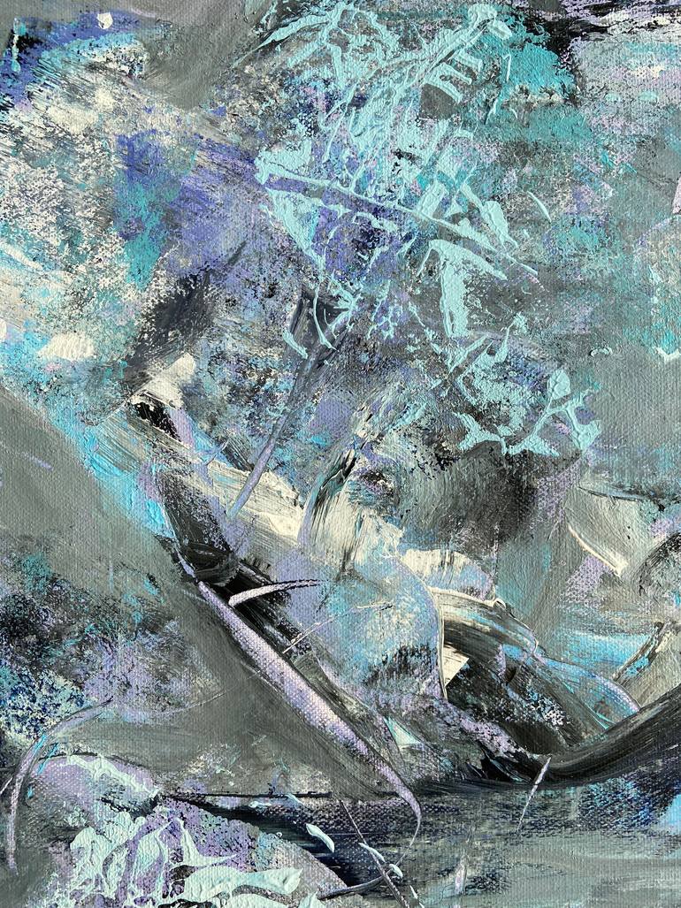 Original Abstract Expressionism Abstract Painting by Mihail Suraianu