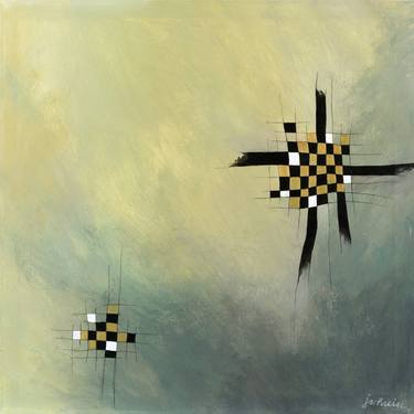 Original Dada Abstract Paintings by Jacqueline Schreier