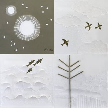 Print of Minimalism Nature Collage by Jacqueline Schreier