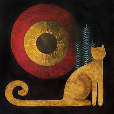 Original Cats Paintings by Jacqueline Schreier