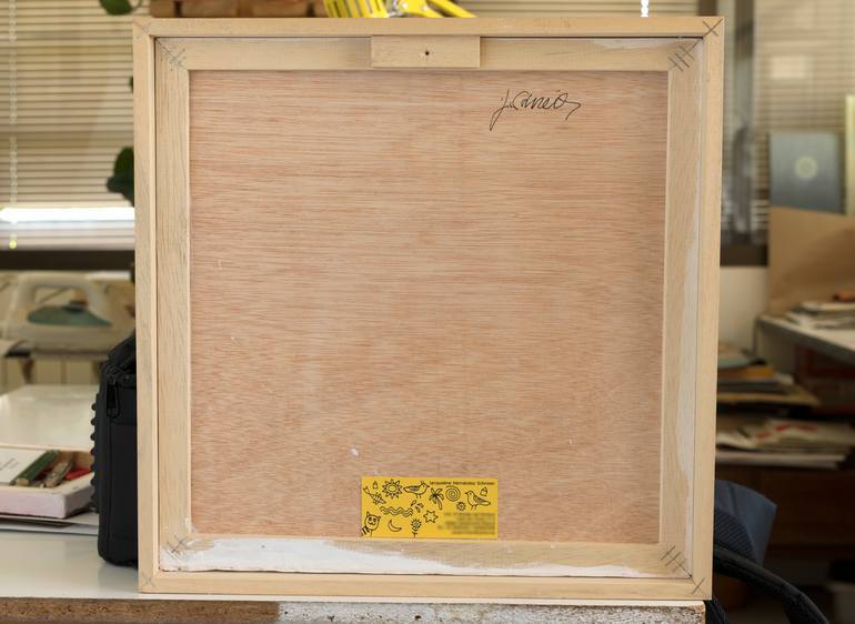 Original Abstract Geometric Painting by Jacqueline Schreier