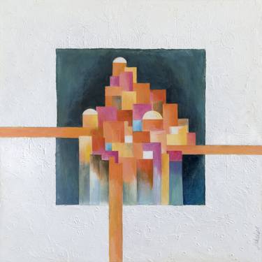 Original Geometric Paintings by Jacqueline Schreier