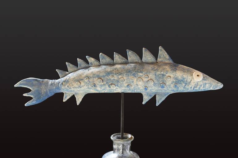 Original Fish Sculpture by Jacqueline Schreier