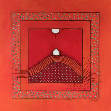 Print of Geometric Paintings by Jacqueline Schreier