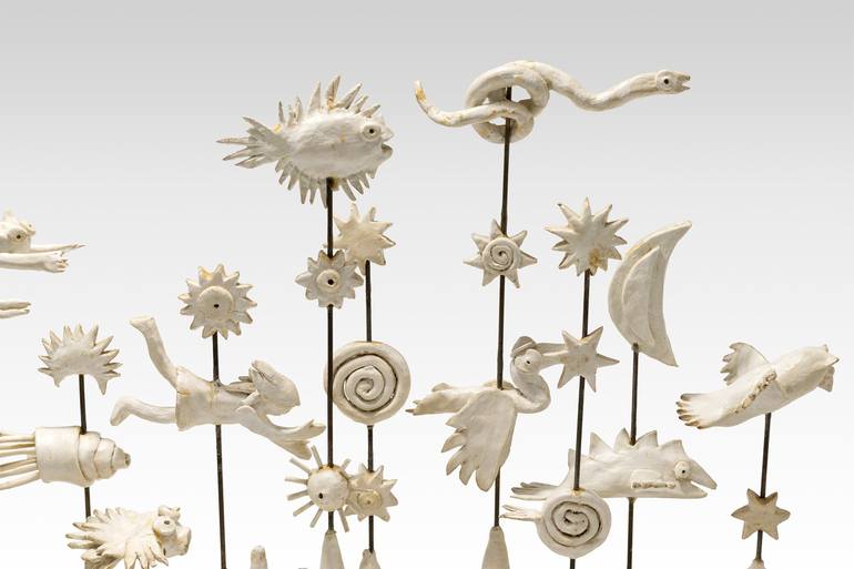 Original Figurative Fantasy Sculpture by Jacqueline Schreier