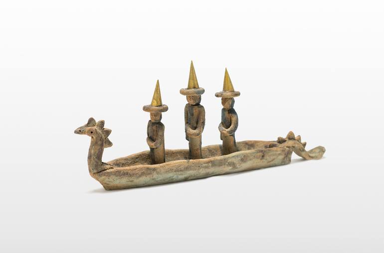 Print of Dada Boat Sculpture by Jacqueline Schreier