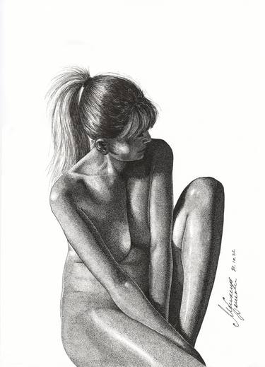 Original Impressionism Body Drawings by Miglena Dyankova