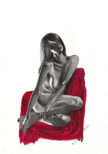 Print of Body Drawings by Miglena Dyankova