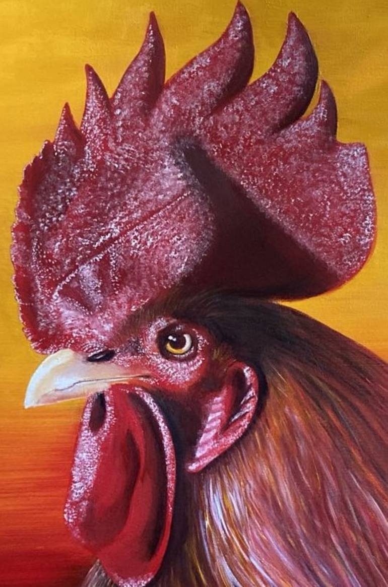 Original Realism Animal Painting by Miglena Dyankova