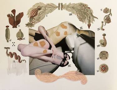 Print of Pop Art Body Collage by Adrienne Mixon