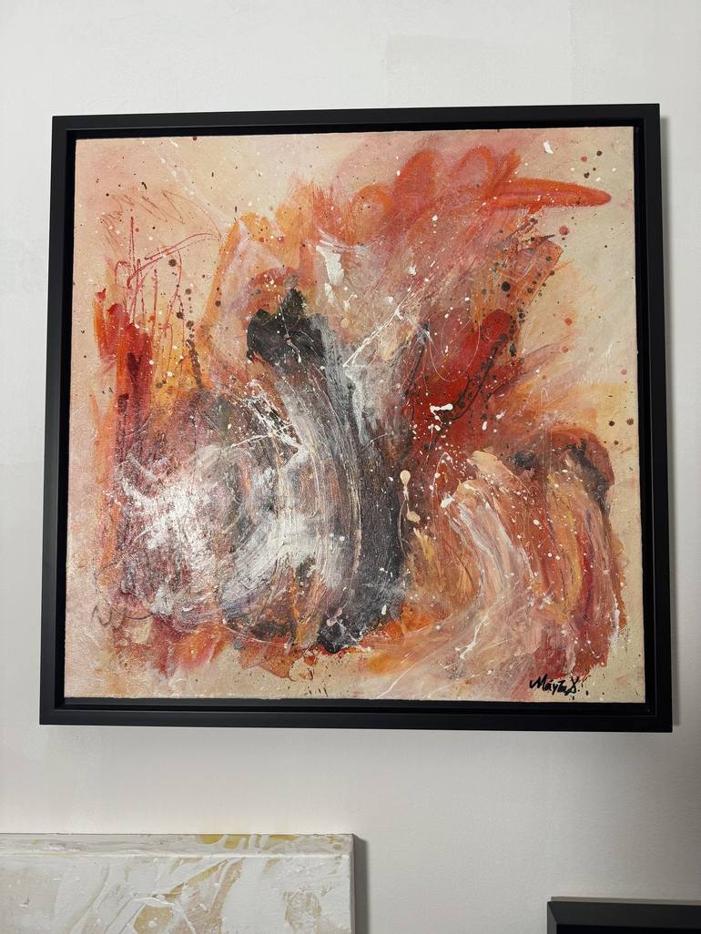 Original Abstract Expressionism Abstract Painting by Mandy Damirali