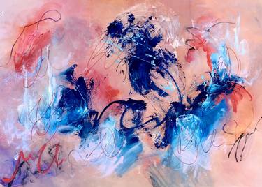 Original Abstract Expressionism Abstract Paintings by Mandy Damirali